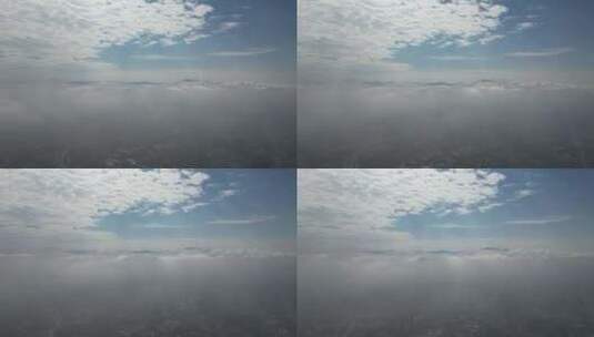 清晨迷雾云海风景日出航拍高清在线视频素材下载