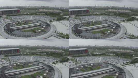 「有版权」航拍LOG3上海国际赛车场4K-1高清在线视频素材下载