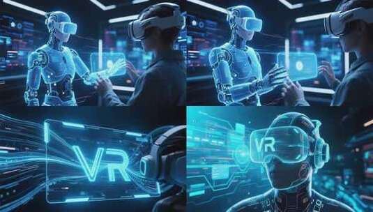 VR科技概念素材高清在线视频素材下载