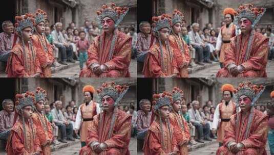 中国传统戏曲表演艺术传承与文化展示高清在线视频素材下载