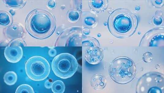 医疗 细胞  DNA粒子 4K高清在线视频素材下载