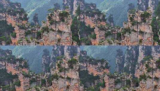 湖南张家界武陵源杨家界风景区高清在线视频素材下载