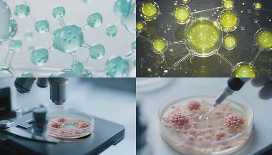 医疗 细胞 实验 粒子 4K高清在线视频素材下载