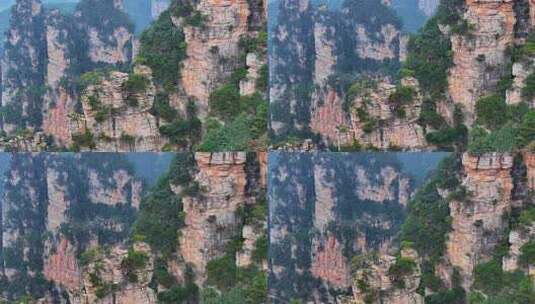 湖南张家界武陵源杨家界风景区高清在线视频素材下载