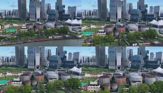 上海徐汇西岸高清在线视频素材下载