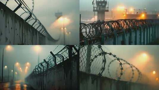 反贪反腐看守所空境监狱牢房ai素材原创警高清在线视频素材下载