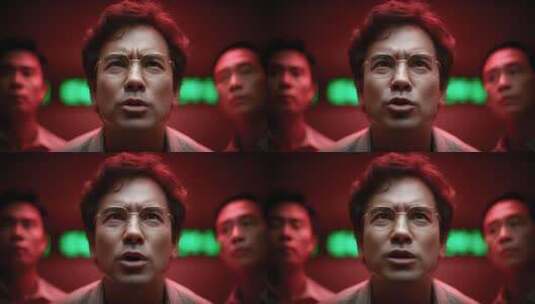 亚洲面孔团队深夜会议探讨商业策略高清在线视频素材下载