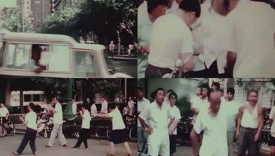 80年代上海街头高清在线视频素材下载