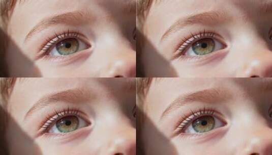 儿童眼睛微距特写素材高清在线视频素材下载