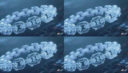 透明比特币区块链素材高清在线视频素材下载