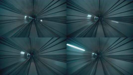 【8K】地铁隧道 穿梭延时 转场高清在线视频素材下载