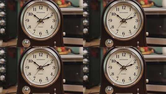 复古风格时钟特写高清在线视频素材下载