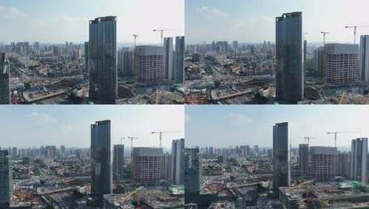 中国广东省广州市荔湾白鹅潭建筑群高清在线视频素材下载