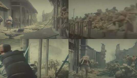 1938年抗日战争 川军 保卫战高清在线视频素材下载