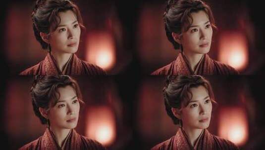 唐朝男子山巅静思眺望远方高清在线视频素材下载