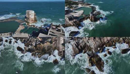 汕尾红海湾潮汐发电站高清在线视频素材下载