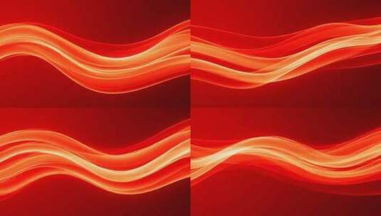 红色动感流光波浪背景素材高清在线视频素材下载