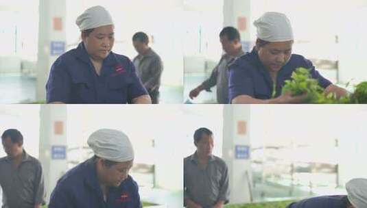 工厂工人作业场景高清在线视频素材下载