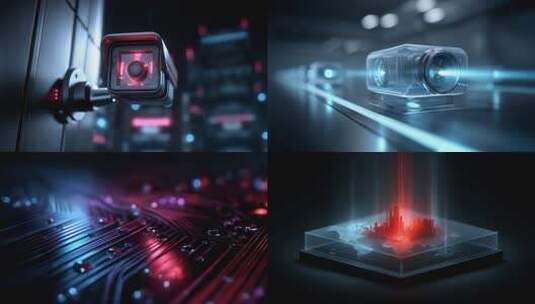 智能感应科技之光，未来世界触手可及高清在线视频素材下载
