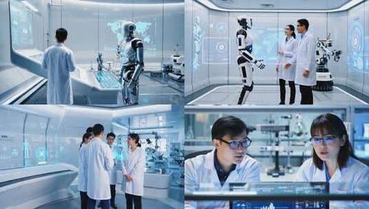 科技团队研发人工智能高清在线视频素材下载