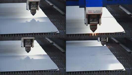 激光雕刻钢板高清在线视频素材下载