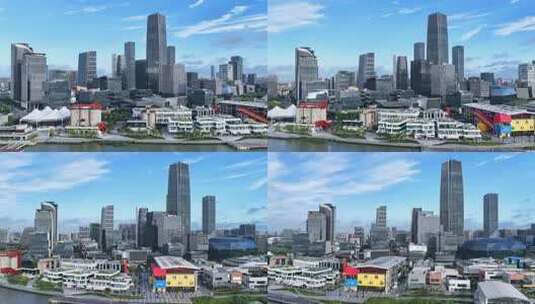 上海徐汇西岸高清在线视频素材下载