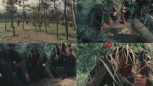 70年代80年代 解放军演习高清在线视频素材下载