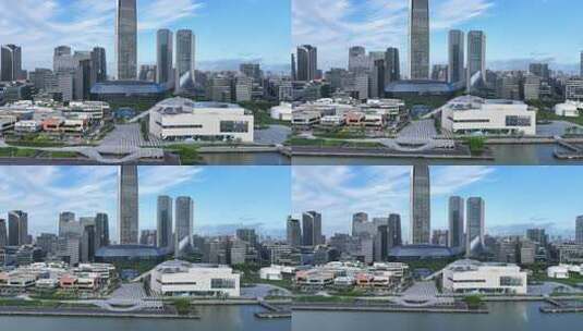 上海徐汇西岸高清在线视频素材下载