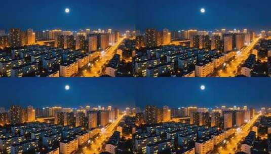 万家灯火过年小区团圆团聚居民楼春节夜晚高清在线视频素材下载