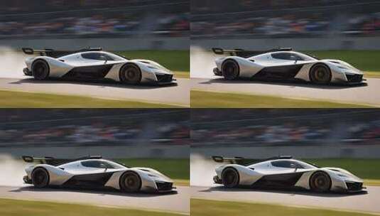 赛道上飞驰的超跑高清在线视频素材下载