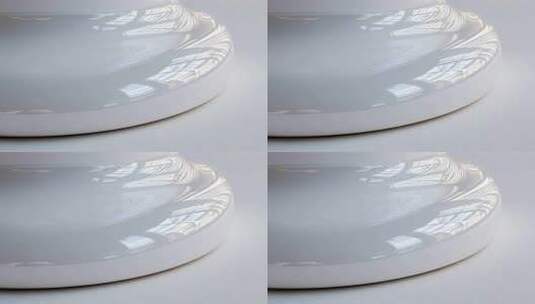 白色光滑物体微距特写素材高清在线视频素材下载