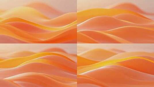 抽象动感橙色波浪背景素材高清在线视频素材下载
