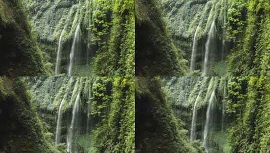无人机拍摄瀑布高清在线视频素材下载