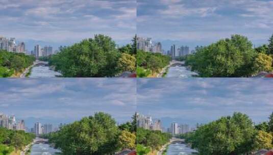 宣传片延时拍摄西安明城墙视频素材高清在线视频素材下载