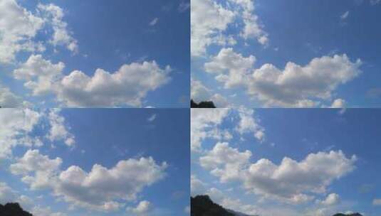 蓝天白云通透背景4K实拍视频 (24)高清在线视频素材下载