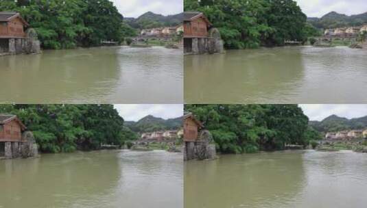 福建土楼云水谣怀远楼航拍漳州南靖土楼高清在线视频素材下载