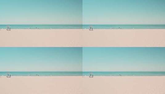 8k实拍夏日海滩风景唯美高清在线视频素材下载