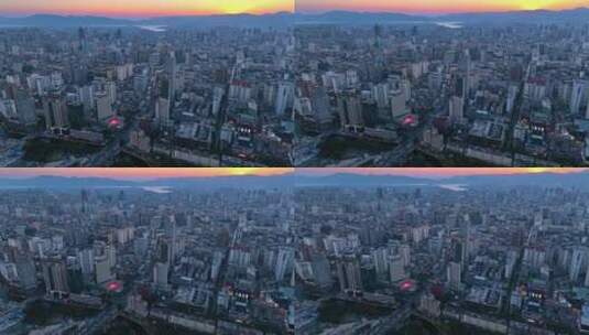 昆明城市航拍空镜2高清在线视频素材下载