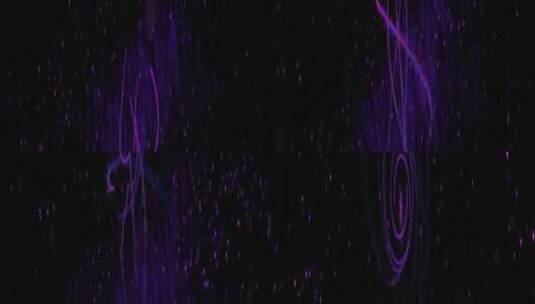 旋转粒子紫色梦幻粒子穿梭上升舞台背景转场高清在线视频素材下载