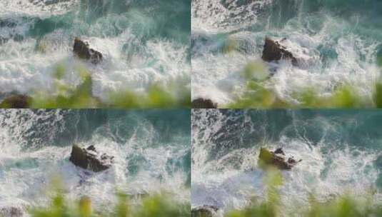 波涛汹涌的海浪高清在线视频素材下载