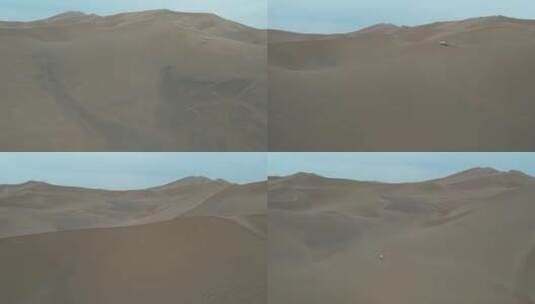 库木塔格沙漠高清在线视频素材下载