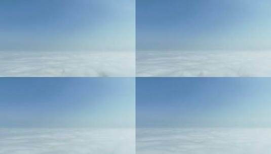 云海航拍蓝天白云自然风光云层之上高空风光高清在线视频素材下载