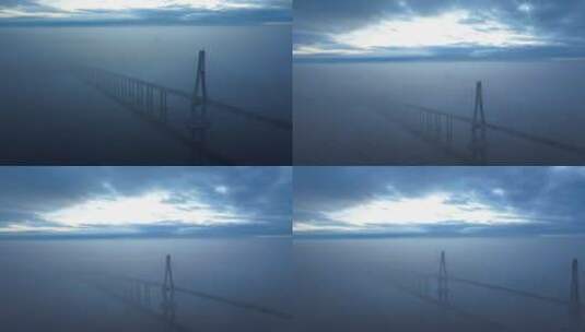 湛江海湾大桥高清在线视频素材下载