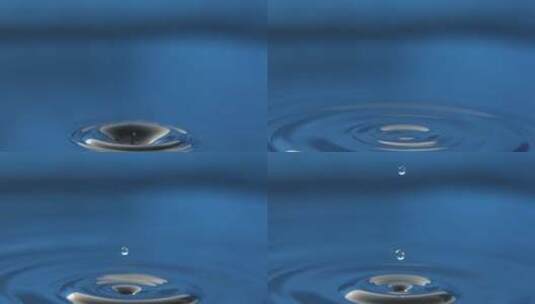 大自然水滴纯净水高清在线视频素材下载