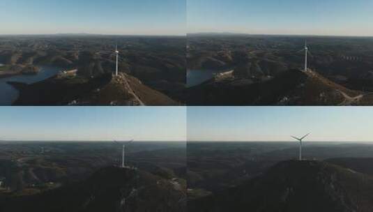 风力发电站高清在线视频素材下载