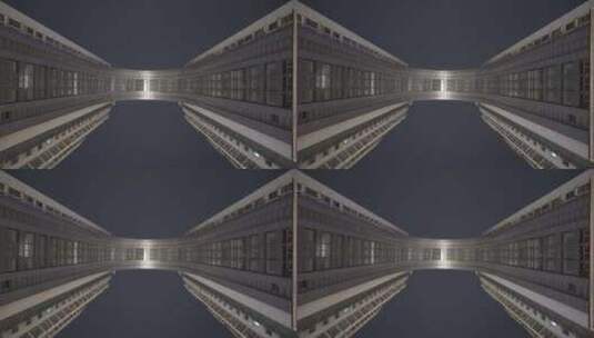 仰拍温州新国光大厦高清在线视频素材下载