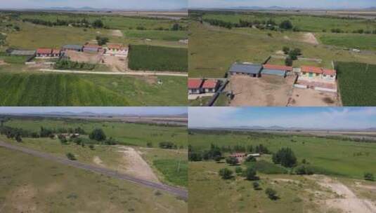 内蒙古生态修复土地复垦高清在线视频素材下载