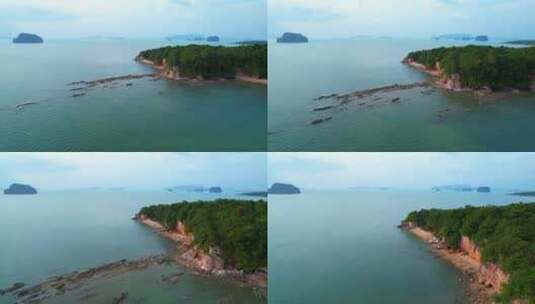 航拍岛屿的宁静之美高清在线视频素材下载