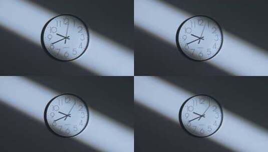 时间流逝钟表指针快速转动高清在线视频素材下载
