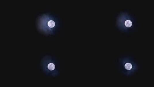 中秋节月亮 八月十五的月亮高清在线视频素材下载